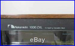 Vintage Nakamichi 1000ZXL Cassette Deck Audio Recorder Rare