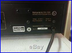 Vintage Nakamichi BX-300 3 Head Cassette Player-Recorder. Tested! Original box