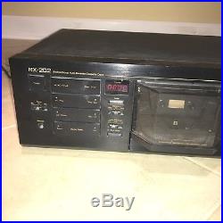 Vintage Nakamichi RX-202 Cassette Tape Player / Recorder as-is for parts broken