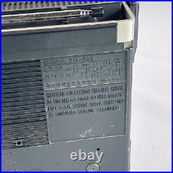 Vintage National FM/AM Radio Cassette Recorder RQ-542 Very Rare 1027 Power OK