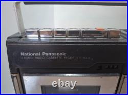 Vintage National Panasonic 3 Band Radio Cassette Recorder 543 Japan Working Well