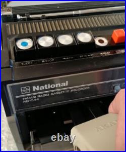 Vintage National RQ-544 Boombox FM/AM Cassette Recorder 12cm Alnico Speaker JP Vintage National RQ-544 Boombox FM/AM Cassette Recorder 12cm Alnico Speaker JP