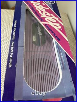 Vintage New Pristine GE Sidestep Stereo Cassette Player Stranger Things Purple