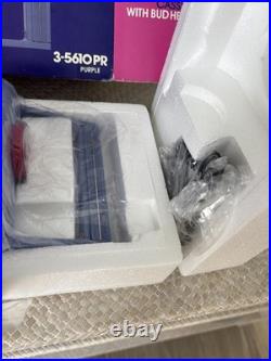 Vintage New Pristine GE Sidestep Stereo Cassette Player Stranger Things Purple