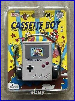 Vintage (Nintendo Cassette Boy, 1992) Brand New Factory Sealed! NINTENDO MARIO