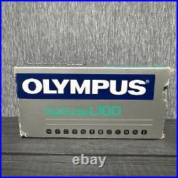 Vintage Olympus Pearlcorder L100 Micro cassette recorder MINT in Box