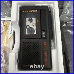 Vintage Olympus Pearlcorder L100 Micro cassette recorder MINT in Box