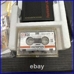 Vintage Olympus Pearlcorder L100 Micro cassette recorder MINT in Box