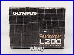 Vintage Olympus Pearlcorder L200 Microcassette Handheld Recorder Made in Japan