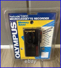 Vintage Olympus Pearlcorder S900 Microcassette Recorder NEW SEALED NOS