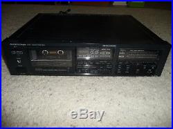 Vintage Onkyo Black TA-2058 Three Head Cassette Deck Recorder and Player