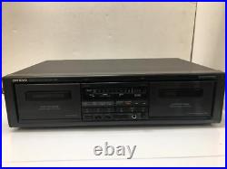 Vintage Onkyo Stereo Dual Cassette Tape Deck TA-RW313 Player Recorder TESTED