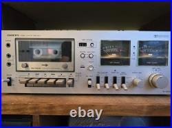 Vintage Onkyo TA-630D Stereo Cassette Tape Deck Vintage Onkyo TA-630D Stereo Cassette Tape Deck