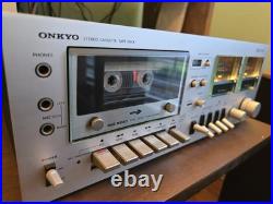 Vintage Onkyo TA-630D Stereo Cassette Tape Deck Vintage Onkyo TA-630D Stereo Cassette Tape Deck
