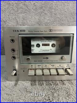 Vintage Onkyo TA-630D Stereo Cassette Tape Deck
