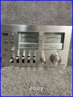 Vintage Onkyo TA-630D Stereo Cassette Tape Deck