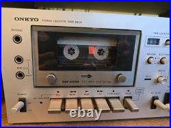 Vintage Onkyo TA-630D Stereo Cassette Tape Deck Vintage Onkyo TA-630D Stereo Cassette Tape Deck