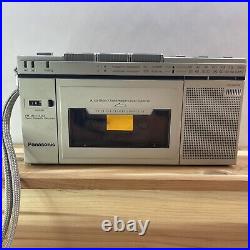 Vintage PANASONIC FM/AM Radio Cassette Player Recorder RX-2000 WithBox & Manuals