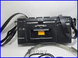 Vintage PANASONIC RX-2700 Stereo Radio Cassette Tape Recorder Player W Headphone