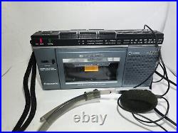 Vintage PANASONIC RX-2700 Stereo Radio Cassette Tape Recorder Player W Headphone