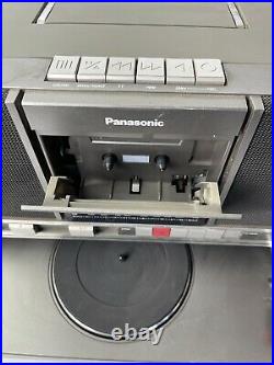 Vintage PANASONIC SG-J500 Boombox AM/FM Radio Cassette Record Player 1980s RARE