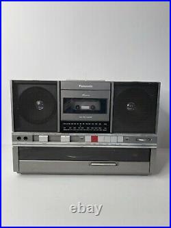 Vintage PANASONIC SG-J500 Boombox AM/FM Radio Cassette Record Player 1980s RARE