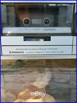Vintage PIONEER CT-50R Auto Reverse Hi-Fi Cassette Deck Bidirectional recording