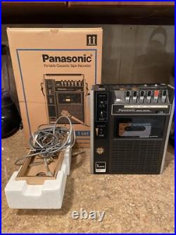 Vintage Panasonic 3-Head Portable Cassette Tape Recorder RQ-324S With Original Box