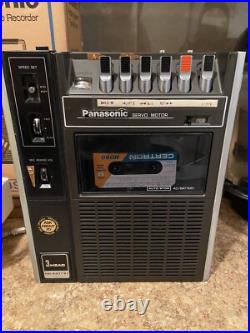 Vintage Panasonic 3-Head Portable Cassette Tape Recorder RQ-324S With Original Box