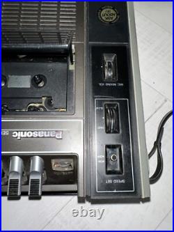 Vintage Panasonic 3-Head Portable Cassette Tape Recorder RQ-324S With Original Box