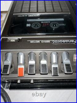 Vintage Panasonic 3-Head Portable Cassette Tape Recorder RQ-324S With Original Box