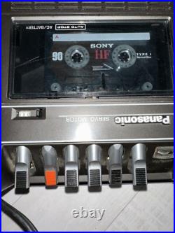Vintage Panasonic 3-Head Portable Cassette Tape Recorder RQ-324S With Original Box