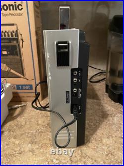 Vintage Panasonic 3-Head Portable Cassette Tape Recorder RQ-324S With Original Box