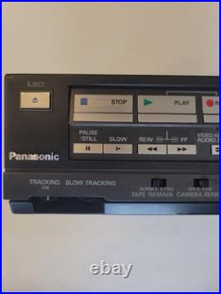 Vintage Panasonic AG-2400 Portable VHS Video Cassette Recorder Tested Working Co