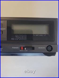 Vintage Panasonic AG-2400 Portable VHS Video Cassette Recorder Tested Working Co