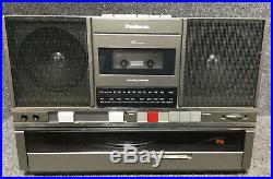 Vintage Panasonic Boombox Model No. SG-J500 Record And Cassette Player