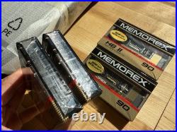 Vintage Panasonic Cassette Recorder + 4 Sealed Memorex All NOS MINT