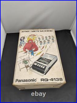 Vintage Panasonic Cassette Tape Player Recorder Model RQ-413S Tested JAPAN