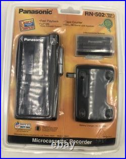 Vintage Panasonic Microcassette Recorder RN-502 Brand New Open Box Never Removed
