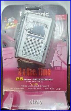 Vintage Panasonic Mini Cassette Recorder New old stock RQ-L31 Open Box