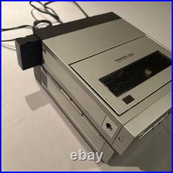 Vintage Panasonic PV-8000 Portable VHS VCR & PV-A850 Tuner Lot TESTED WORKING