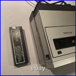 Vintage Panasonic PV-8000 Portable VHS VCR & PV-A850 Tuner Lot TESTED WORKING