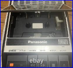 Vintage Panasonic Portable Cassette Tape Recorder RQ-2108