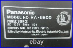 Vintage Panasonic RA-6500 AM FM Receiver Cassette Tape Player Recorder Dolby