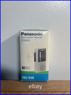 Vintage Panasonic RN-108 2-Speed Micro Cassette Recorder MadeJapan Tested & Work