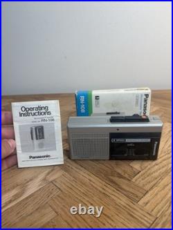 Vintage Panasonic RN-108 2-Speed Micro Cassette Recorder MadeJapan Tested & Work