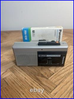 Vintage Panasonic RN-108 2-Speed Micro Cassette Recorder MadeJapan Tested & Work
