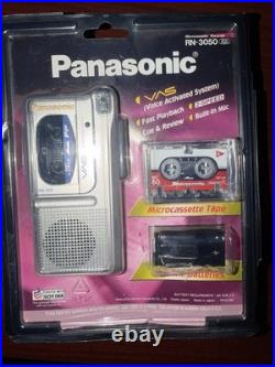 Vintage Panasonic RN-3050 Microcassette Recorder NOS Sealed Japan RN-3050P-S Box