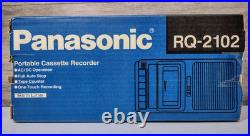 Vintage Panasonic RQ-2102 Slim Line Cassette Portable Player & Recorder