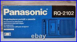 Vintage Panasonic RQ-2102 Slim Line Cassette Portable Player & Recorder